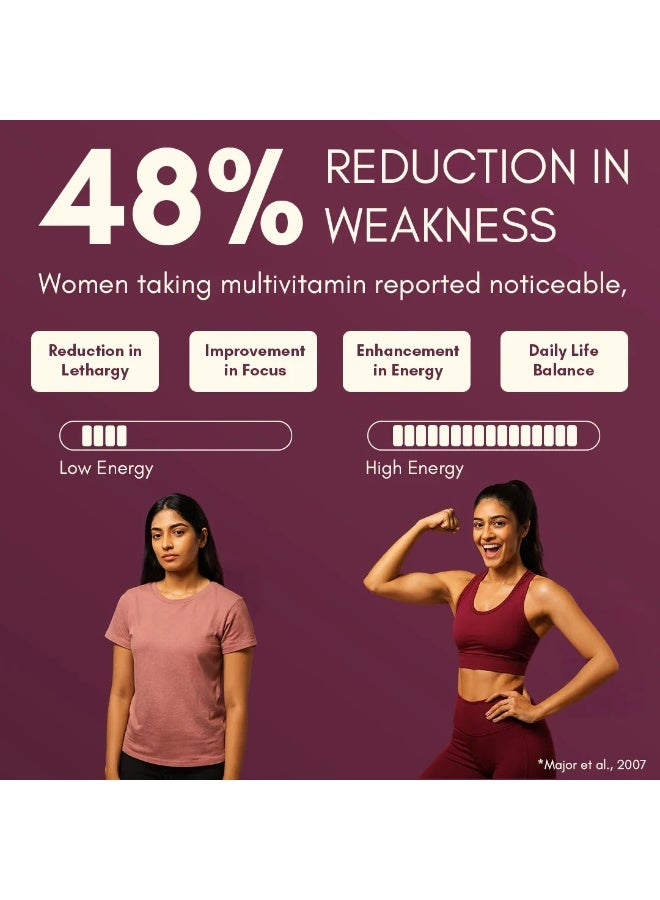 راسايانام، فيتامينات متعددة للنساء، 24000 ملغ، 60 قرصًا - Image 4